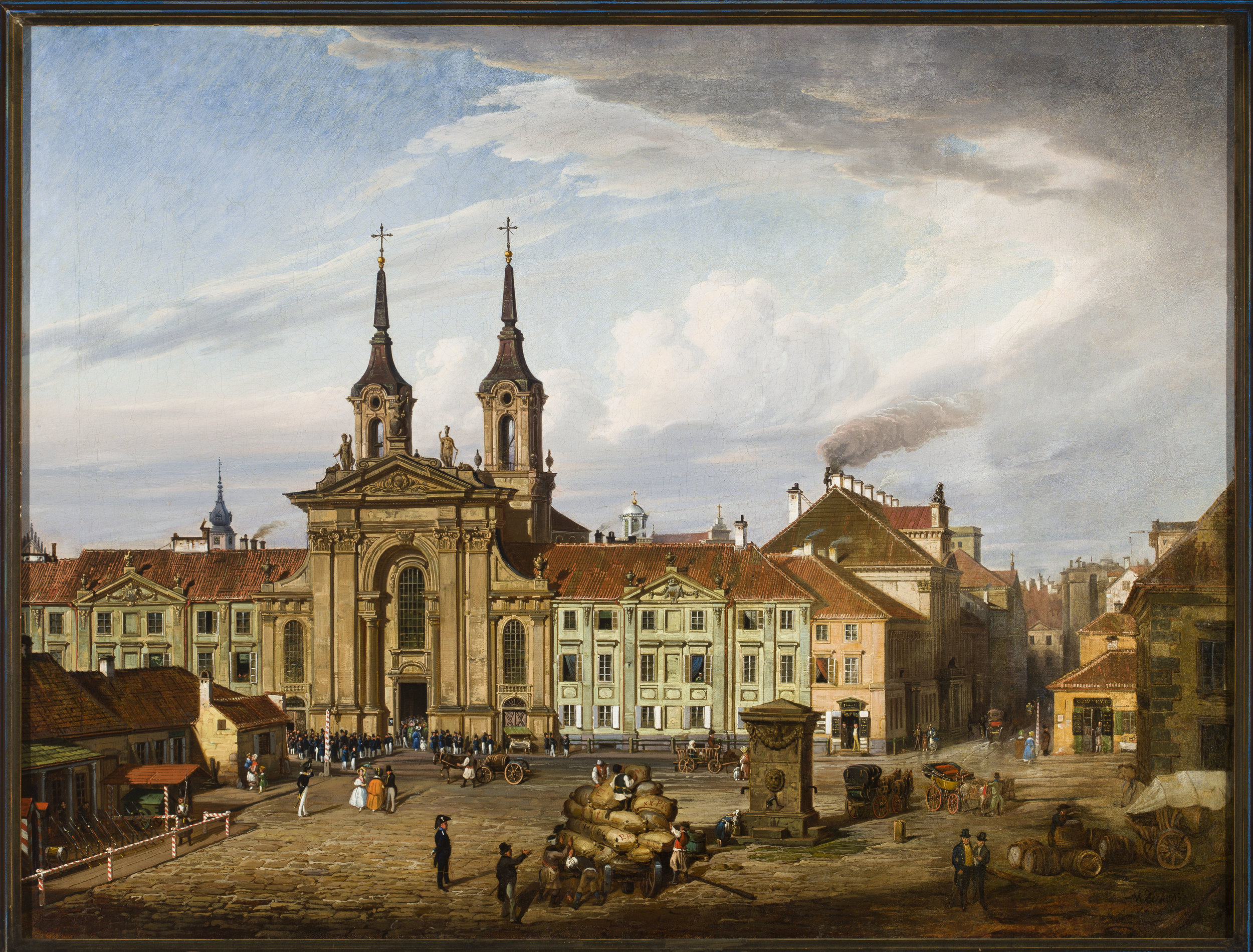 Marcin Zaleski, Krasiński Square and the Piarist church