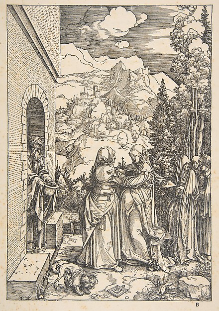 Albrecht Dürer, The Visitation, from "The Life of the Virgin"