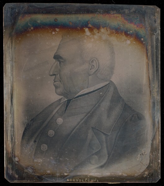 Unknown, [Profile Portrait of a Portly Man]