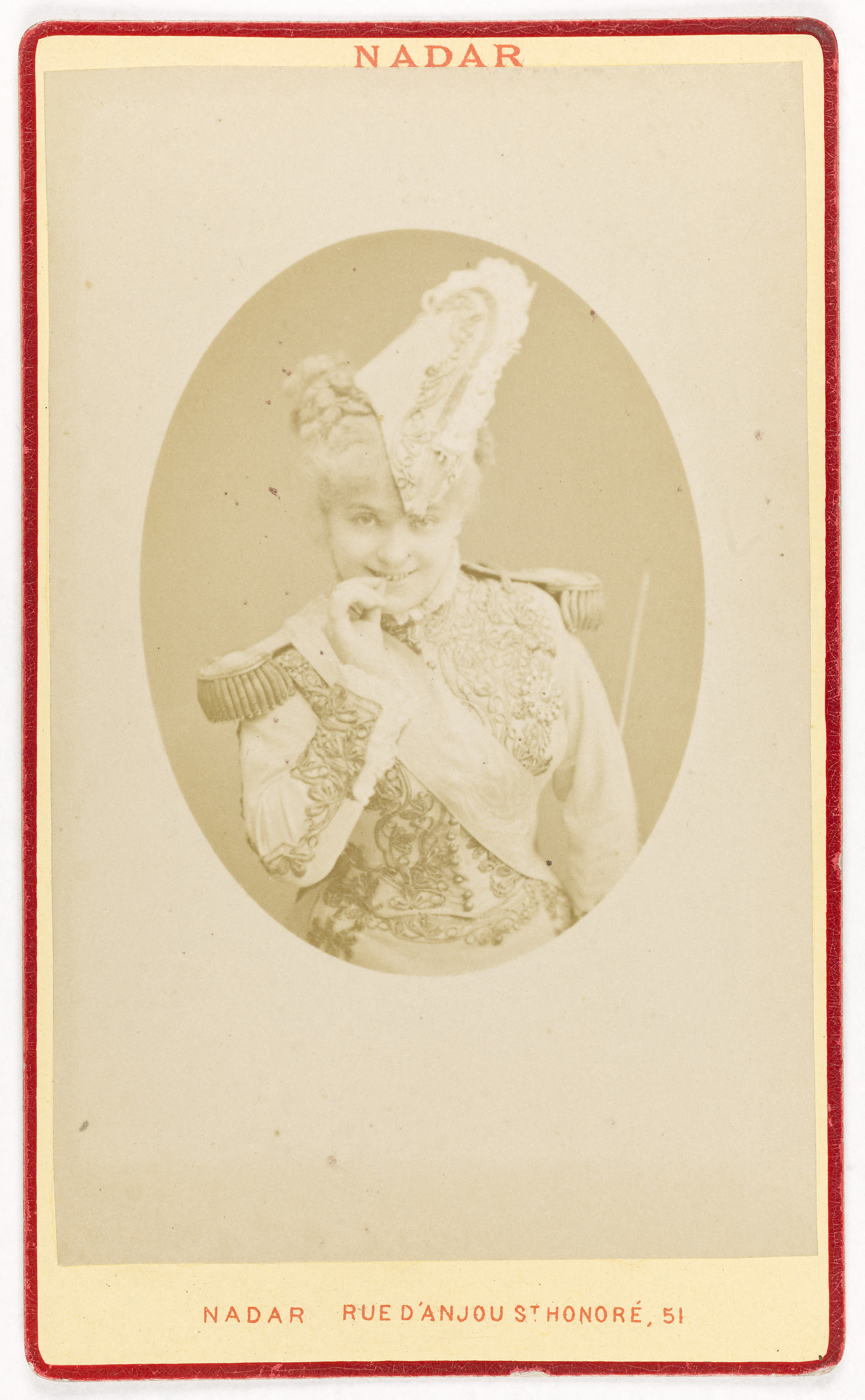 Atelier Nadar, Portrait de Théo, (Cécile Piccolo, épouse de Mr Vacher, dite), (1854-après 1901), (actrice)