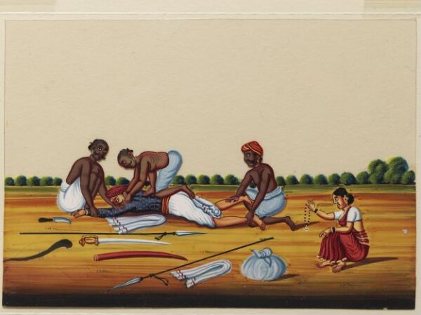 Unknown, One of ten paintings of occupations and one of buildings.
