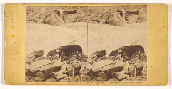 John P. Soule, Snow Arch, Tuckerman's Ravine, August 14, 1862.