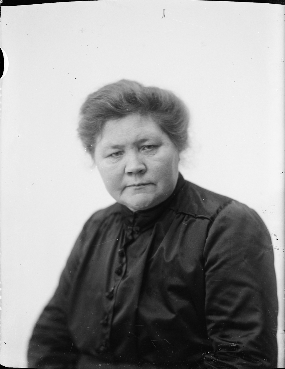 Skötsner-Edhlund, Ateljéporträtt - Brita Edhlund, Östhammar, Uppland
