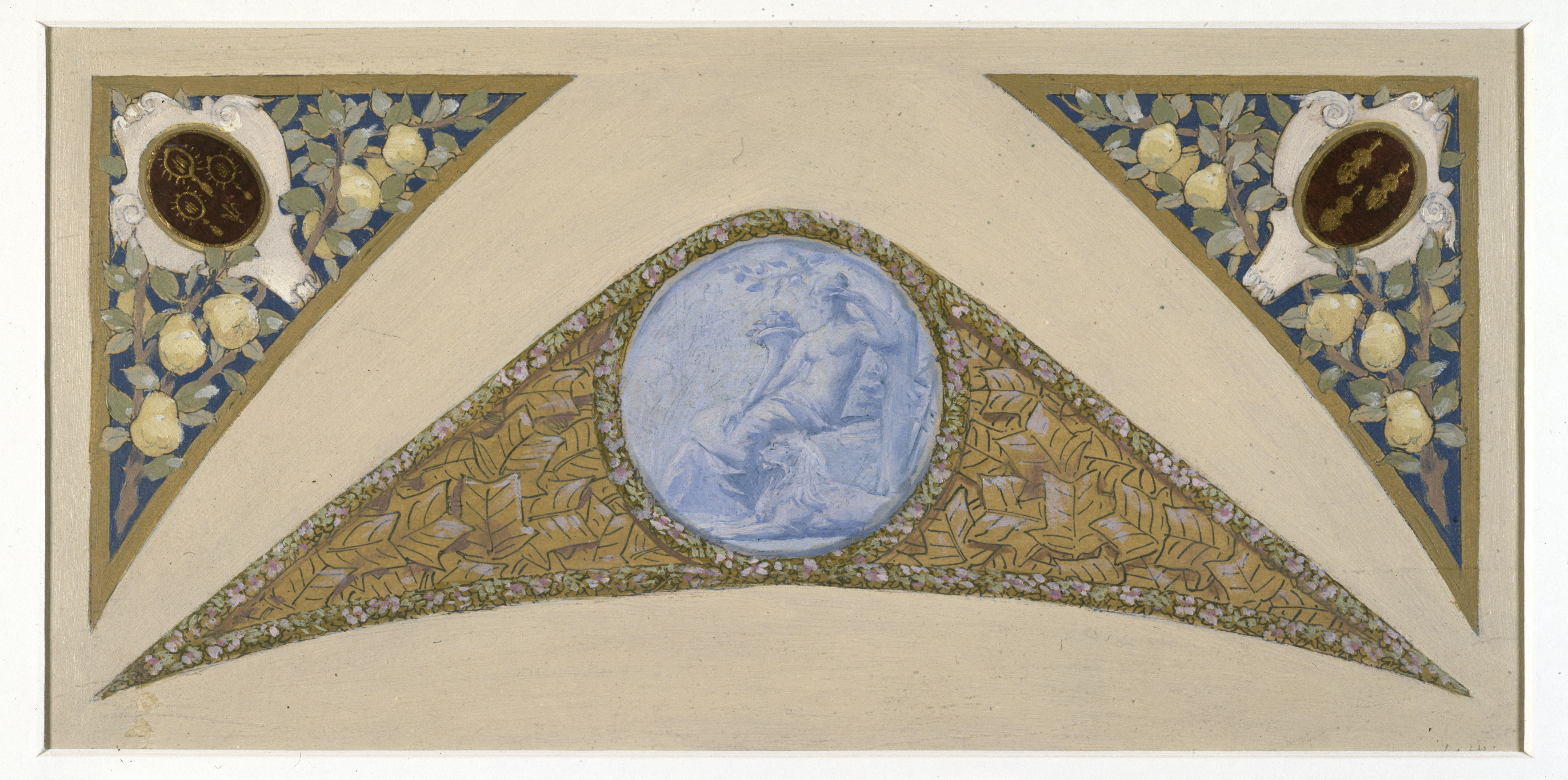 Luc-Olivier Merson, Esquisse pour l'escalier des Fêtes de l'Hôtel de Ville de Paris : Vierge