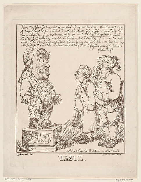 Thomas Rowlandson, Taste