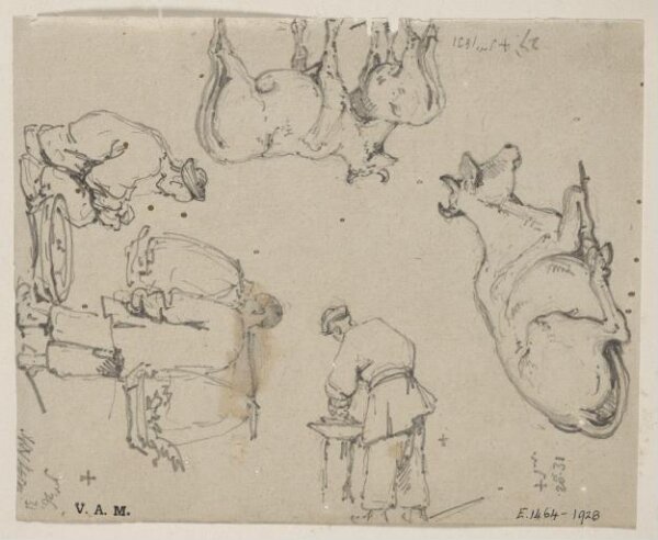 George Chinnery, Chinese figures and cattle