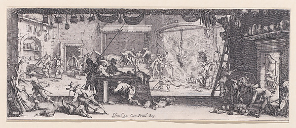 Jacques Callot, Le Pillage d'une Ferme, plate 5 from "Les Misères et les Mal-Heures de la Guerre" (The Miseries and Misfortunes of War)