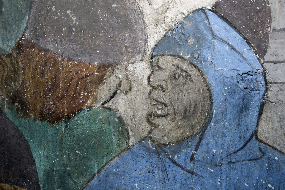 Bengt Backlund, Lime painting in Husby-Sjutolfts Church, Uppland 2009