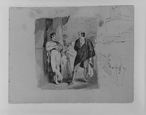 Thomas Sully, (From Sketchbook)
