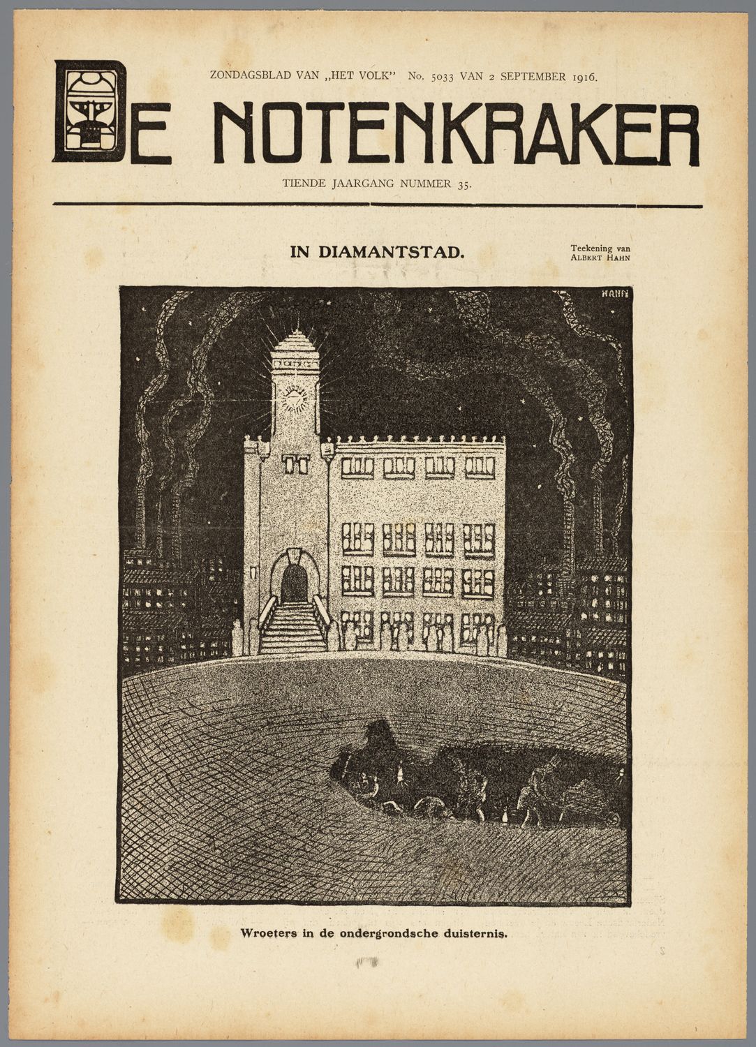 Hahn, Albert,draughtsman., In diamantstad
