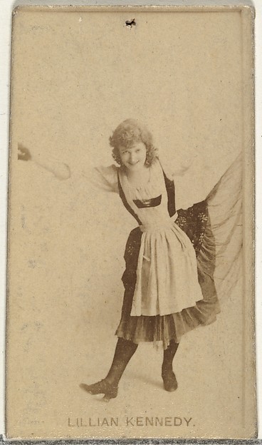 W. Duke, Sons & Co., Lillian Kennedy, from the Actors and Actresses series (N145-8) issued by Duke Sons & Co. to promote Duke Cigarettes