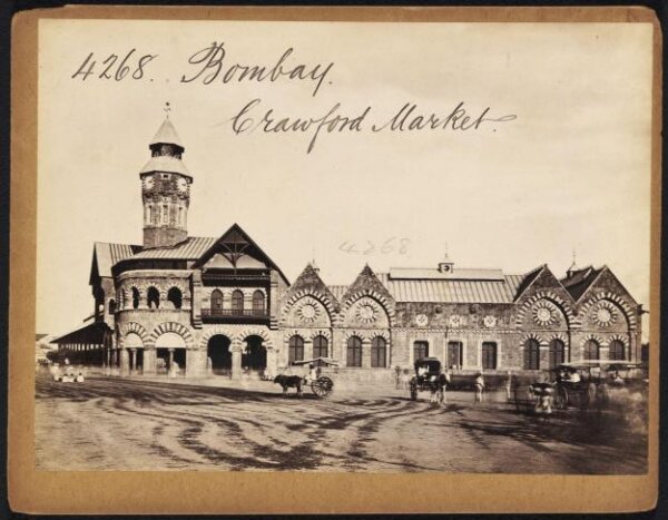 Francis Frith, Bombay.  Crawford Market