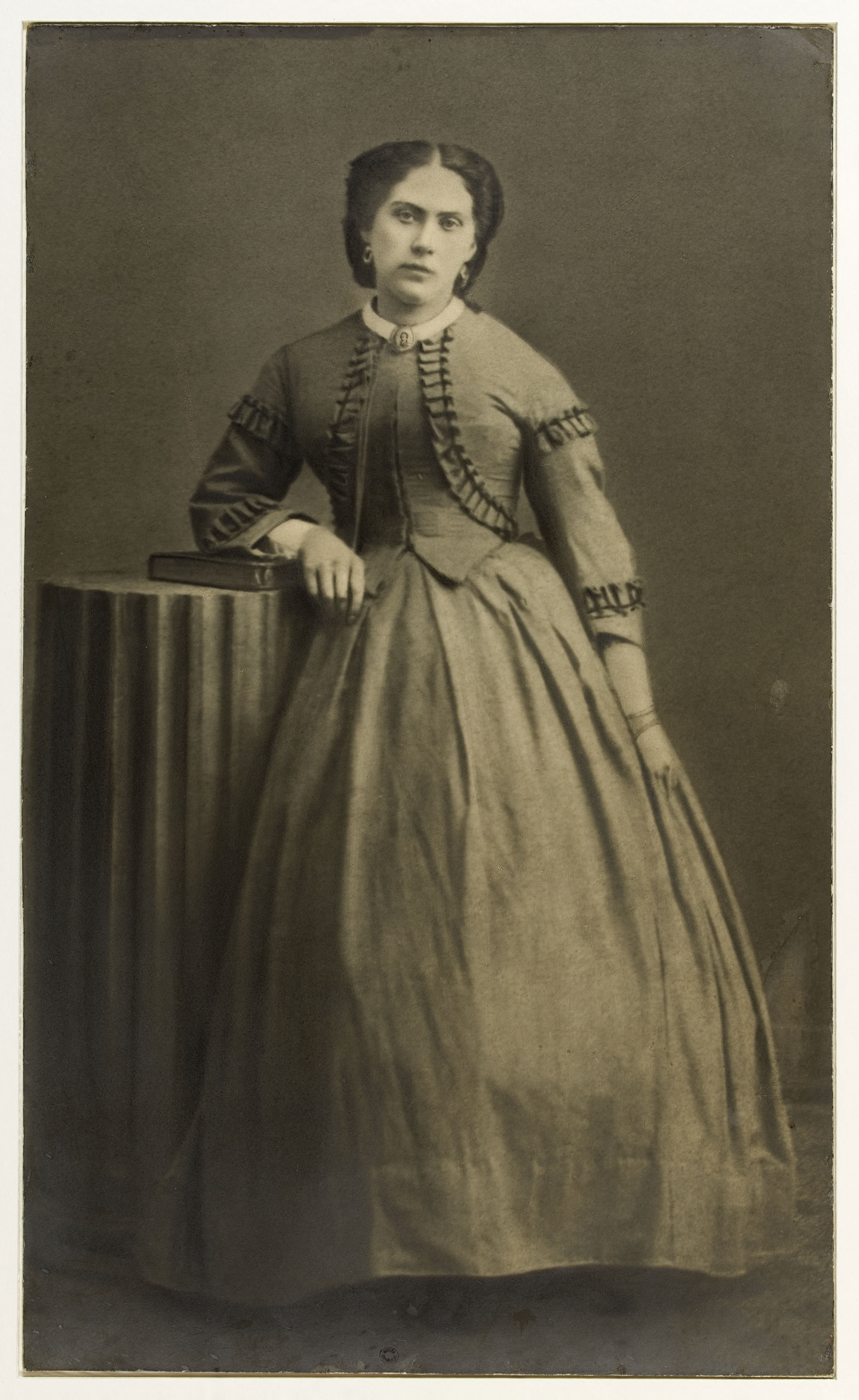 Anonyme, Portrait de Thérèse Saner, cigarière à Savesne et maîtresse de Napoléon III