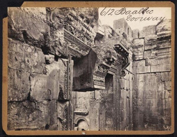 Francis Frith, Baalbec Doorway