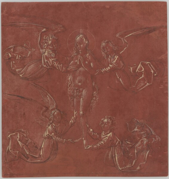 Unknown, Mary Magdalen Transported by Four Angels
