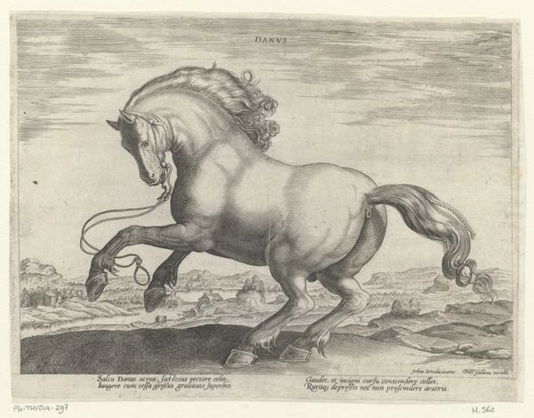 Collaert, Hans, (approximately 1530-1581), (printmaker), The stable of Don Juan of Austria: Danus