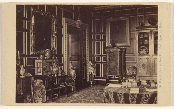 Francis Bedford, Warwick Castle - The Red Drawing Room