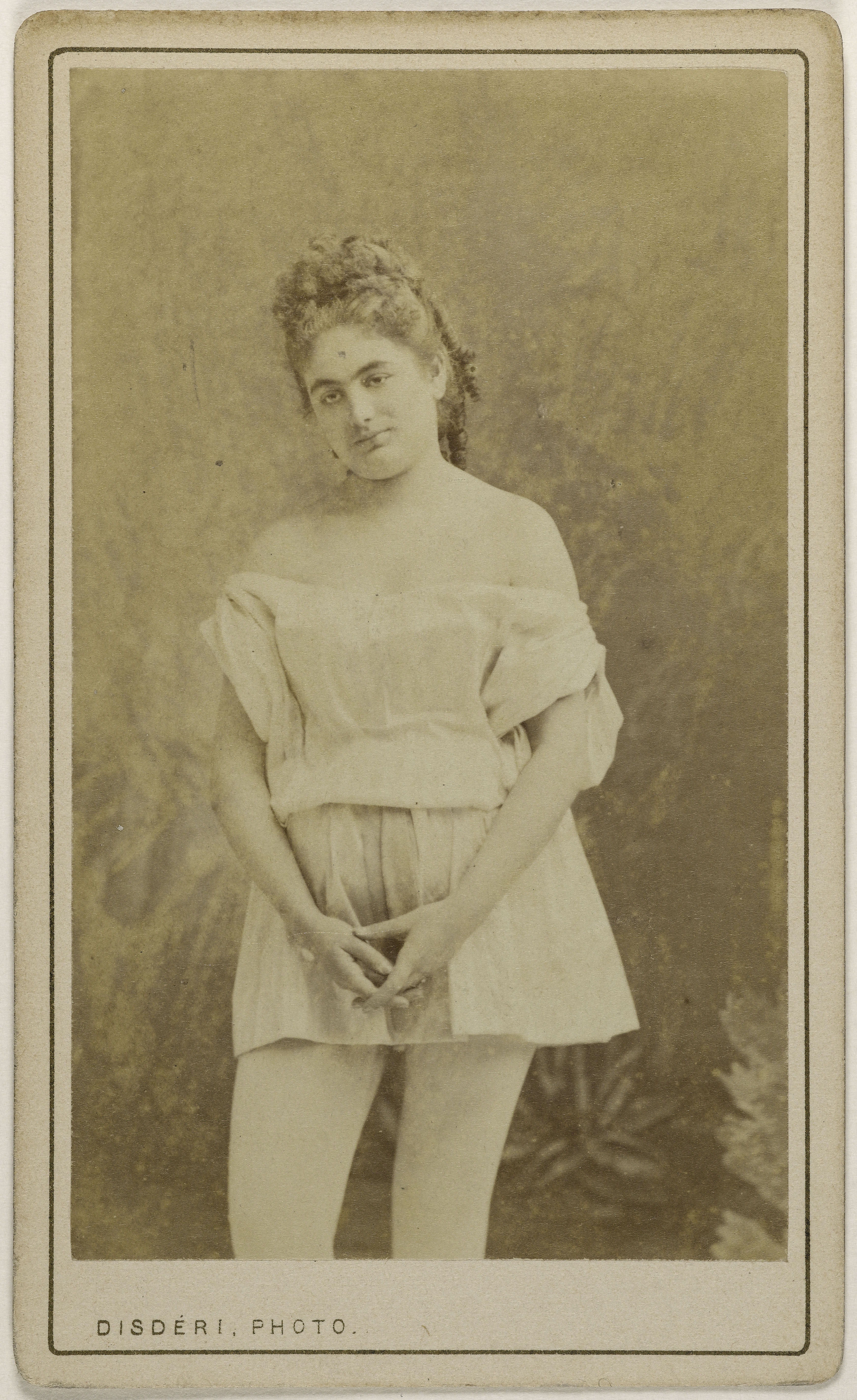 André-Adolphe-Eugène Disdéri, Portrait de Berger, Valérie, (actrice)