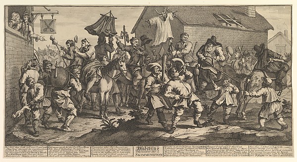 William Hogarth, Hudibras and the Skimmington (Twelve Large Illustrations for Samuel Butler's Hudibras, Plate 7)