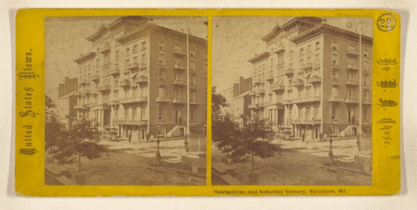 William M. Chase, Monument Square, Barnum's Hotel, &c. [Baltimore, Maryland]