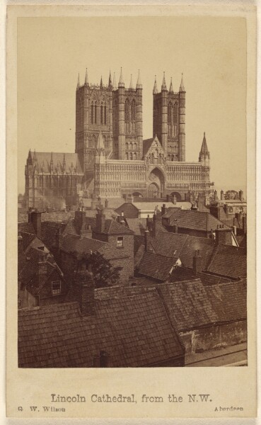 George Washington Wilson, Lincoln Cathedral, from the N.W.