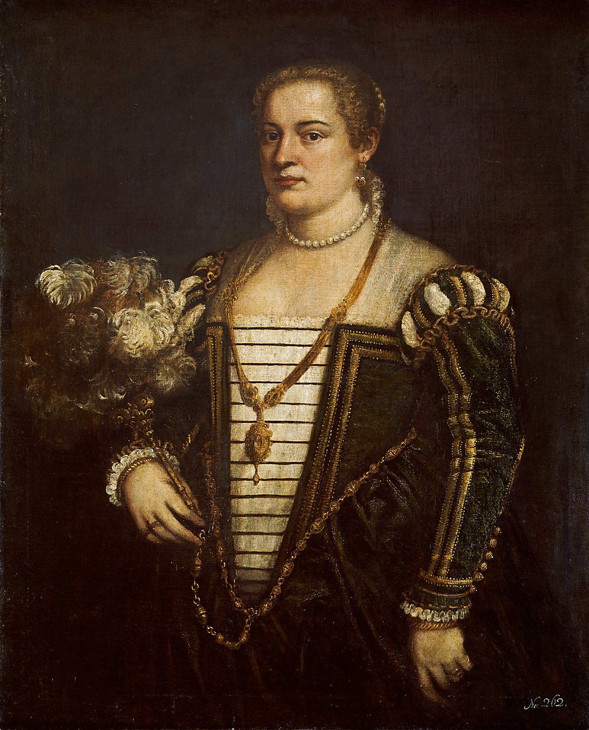 Titian, Portrait of the Artist's daughter Lavinia