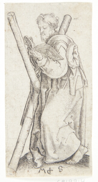 Martin Schongauer, Apostlen Andreas