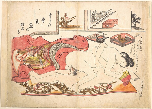 Okumura Masanobu, Bedroom Scene