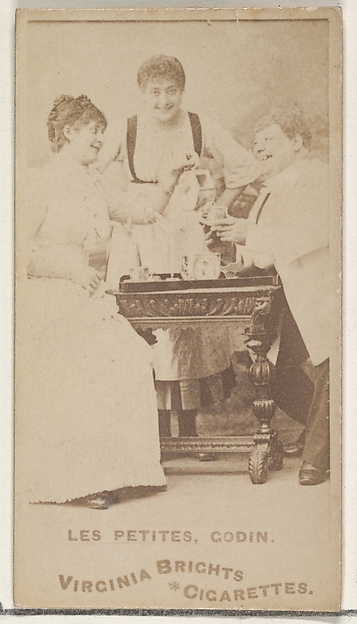 Allen & Ginter, Les Petites, Godin, from the Actors and Actresses series (N45, Type 1) for Virginia Brights Cigarettes