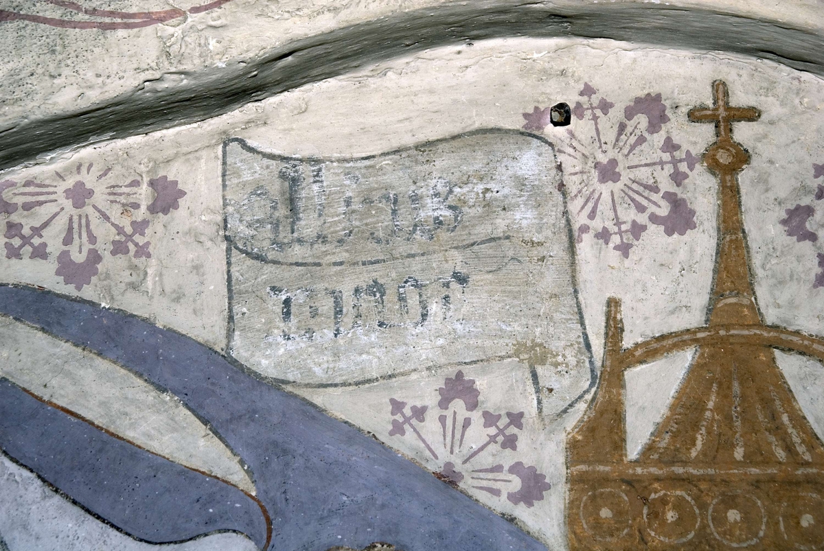 Bengt Backlund, Lime painting in Husby-Sjutolfts Church, Uppland 2009