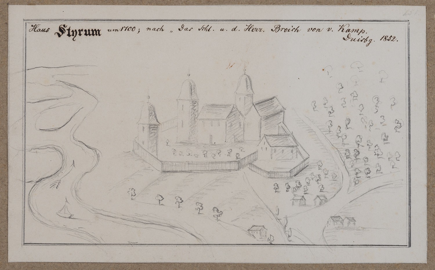 Rudolf Lutter, Styrum (Stadt Mülheim an der Ruhr, Nordrhein-Westfalen): Haus Styrum (Schloss)