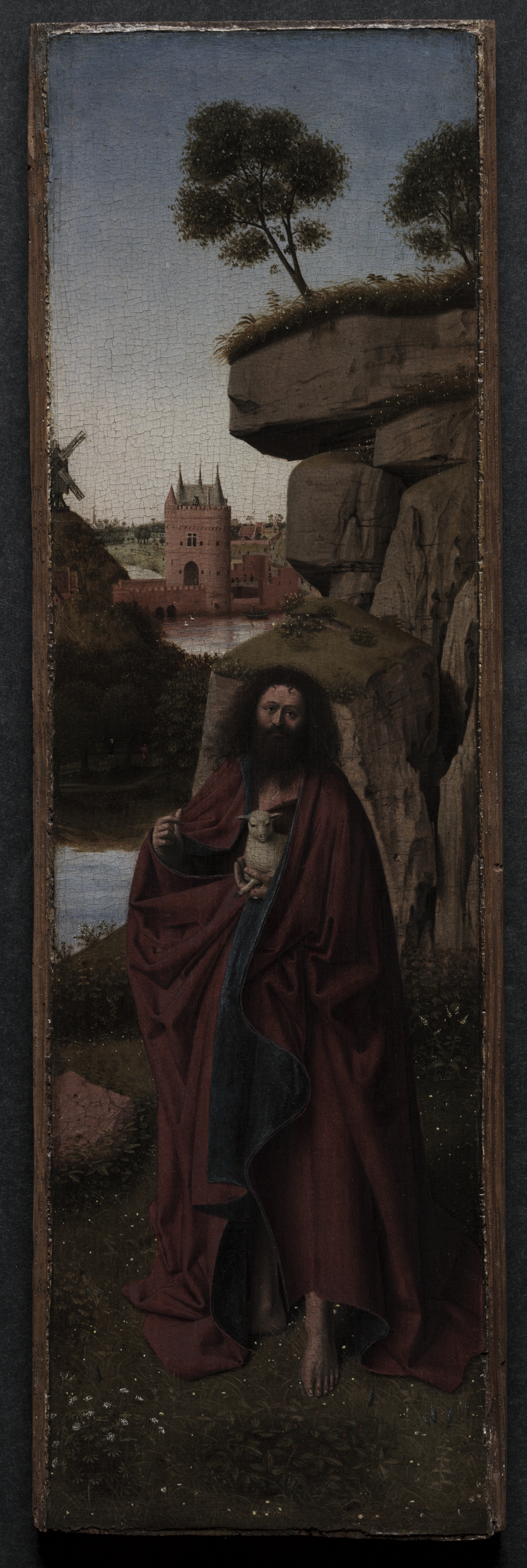 Petrus Christus, Saint John the Baptist in a Landscape