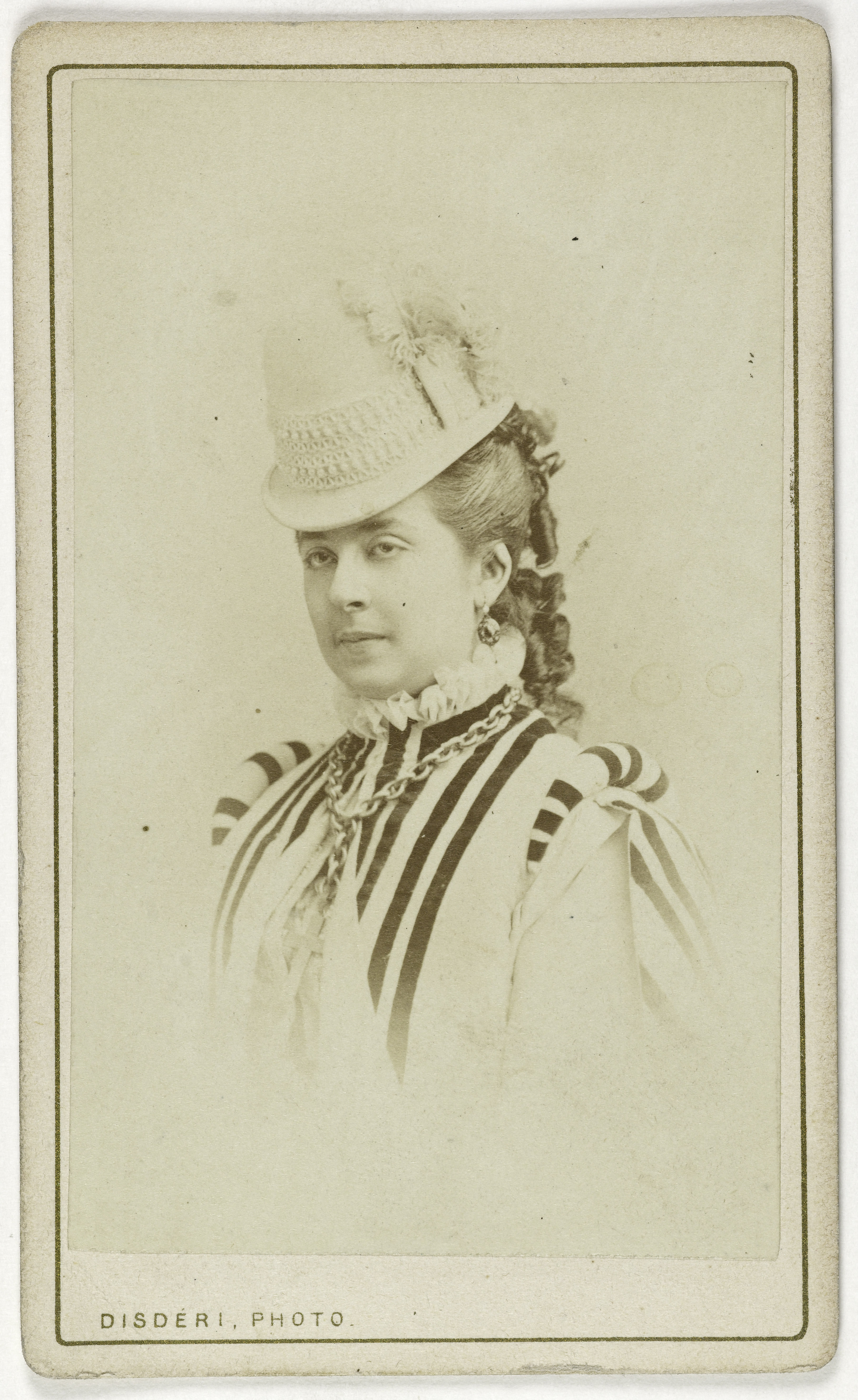 André-Adolphe-Eugène Disdéri, Portrait de Leblanc Léonide, (1842-1894), (actrice)