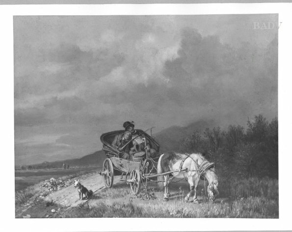 Heinrich Bürkel, Coach with sleeping passengers