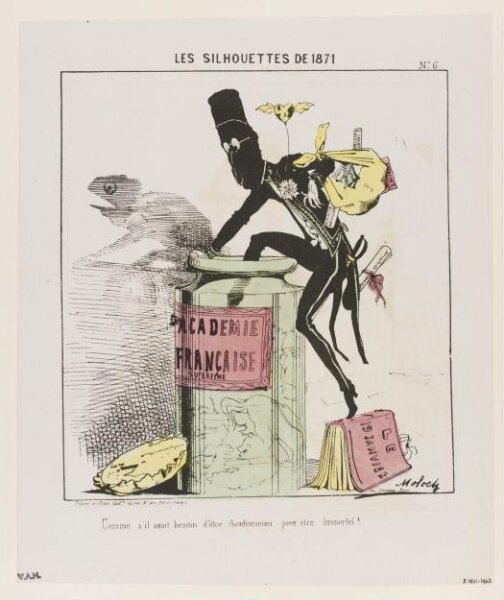 Colomb, B. (Moloch), Les Silhouettes De 1871