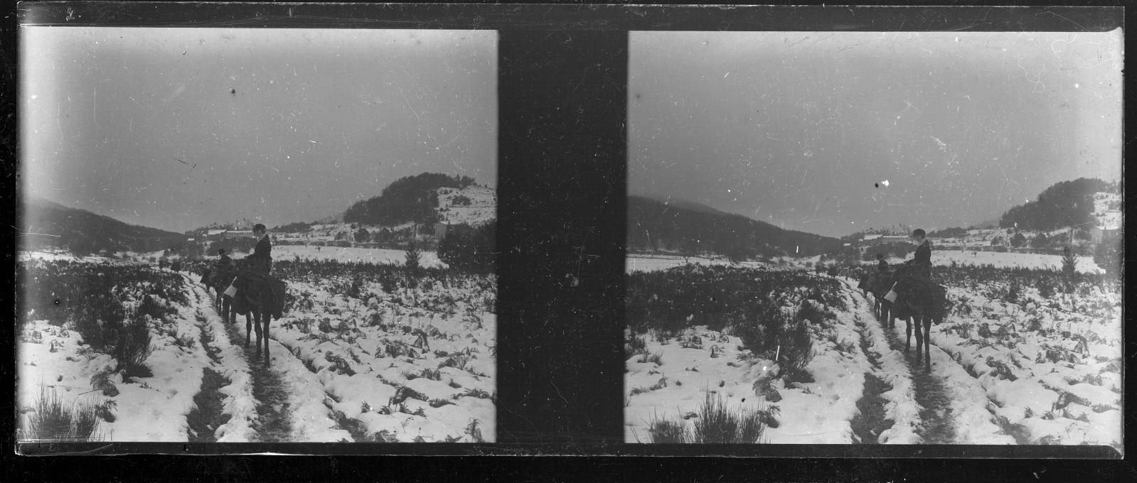 Desconegut, [Snowy landscape]