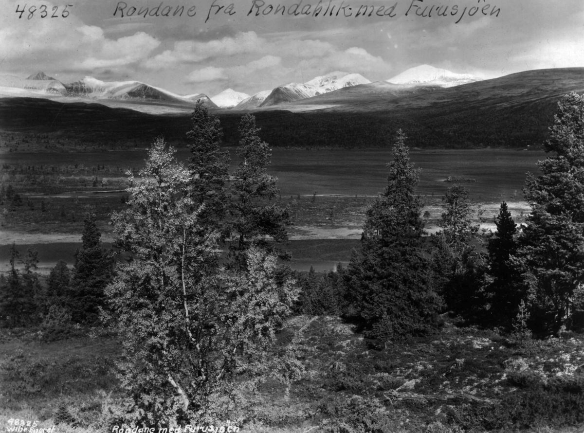 Anders Beer Wilse, Rondane, FUrusjoen, Fra Rondablik, Landskap