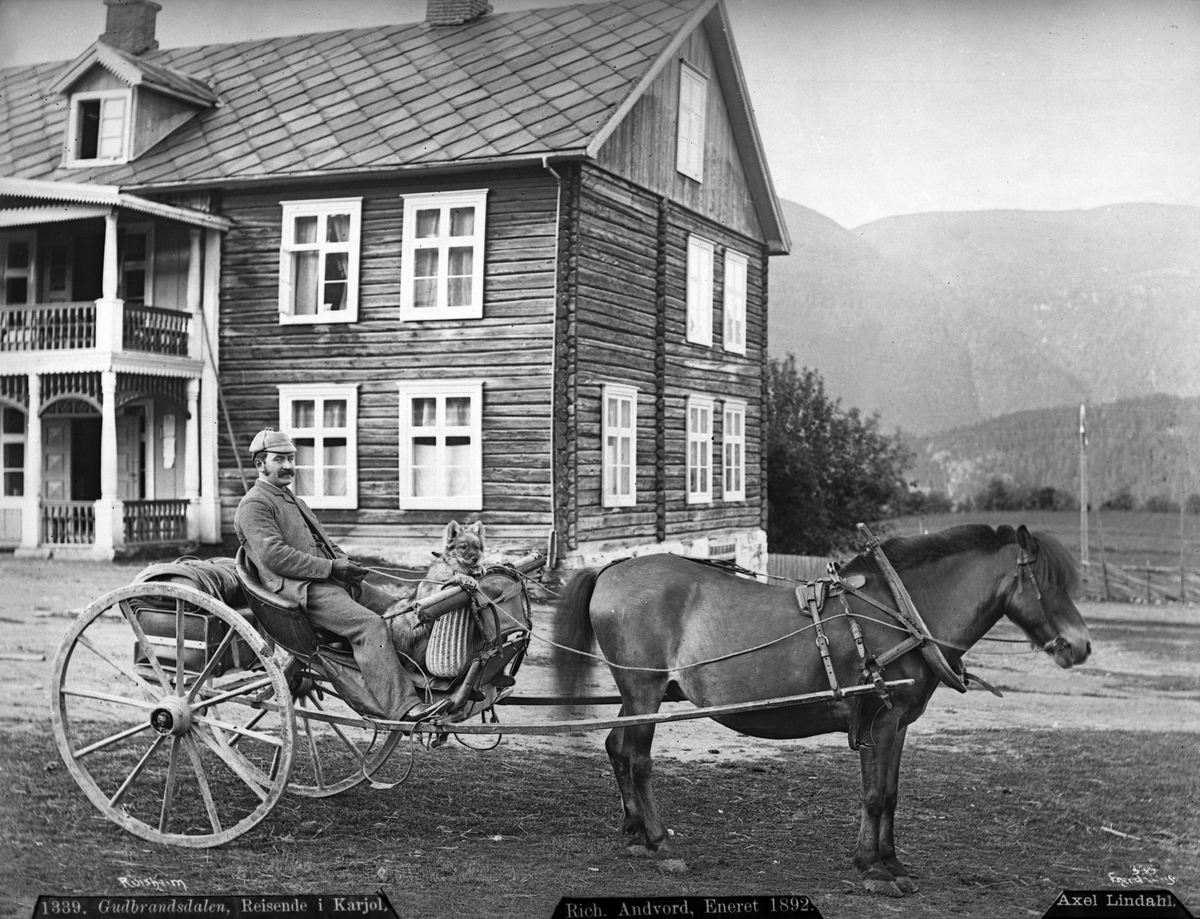 Axel Lindahl, Prot: Gudbrandsdalen Reisende i Karjol