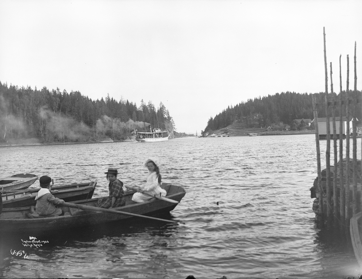 Anders Beer Wilse, Prot: Askerlandet - D/S Turist ved Grønsund 1903