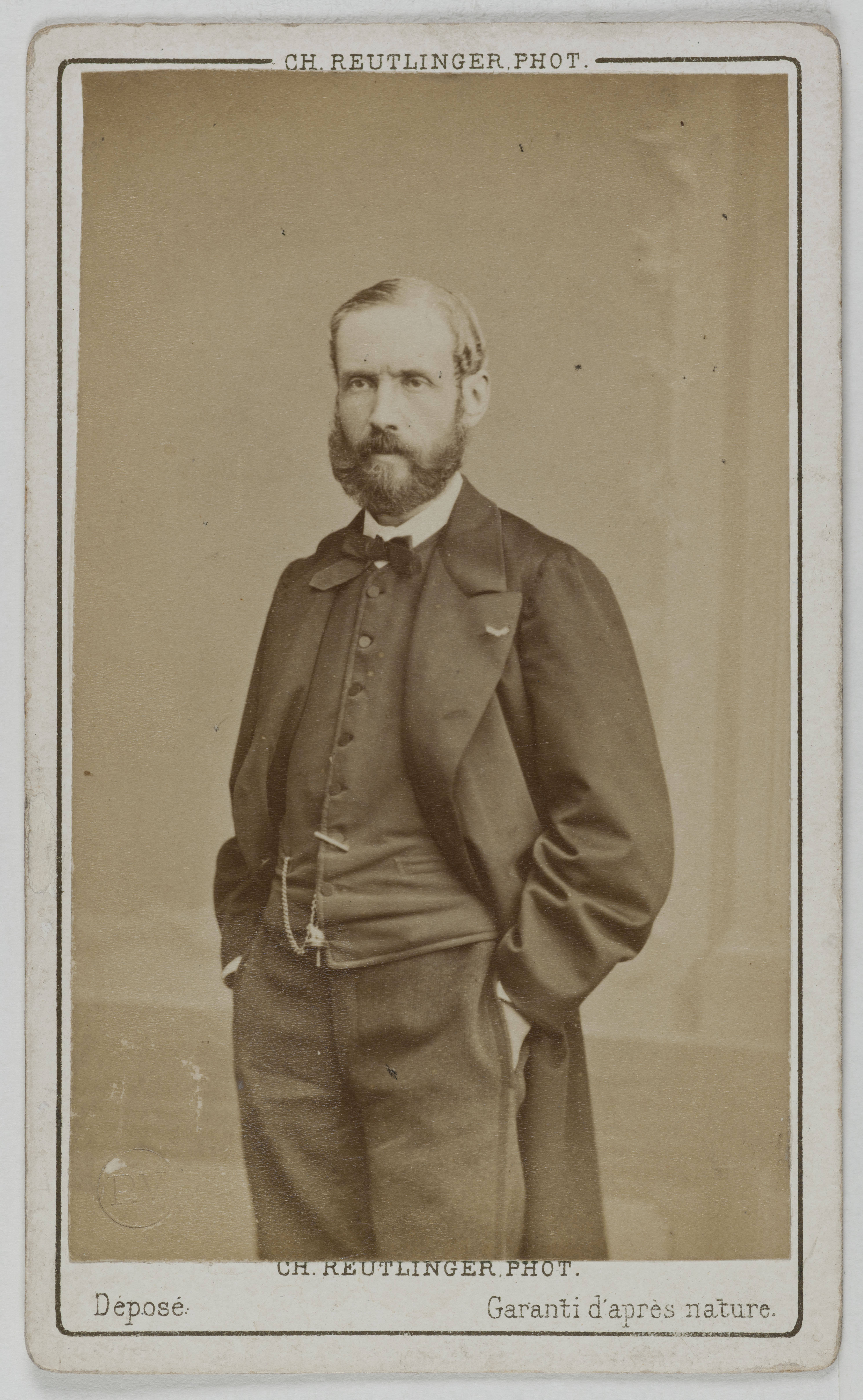 Charles Reutlinger, Portrait de Louis James Alfred Lefébure-Wely (1817-1869), compositeur, organiste