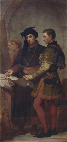 Nicaise De Keyser, The Painters Jan van Eyck and Rogier van der Weyden
