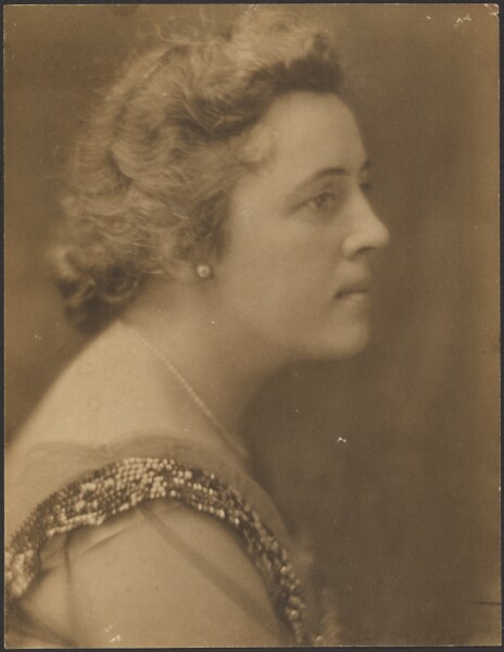 Louis Fleckenstein, [Portrait of a Woman with Sequin Collar]