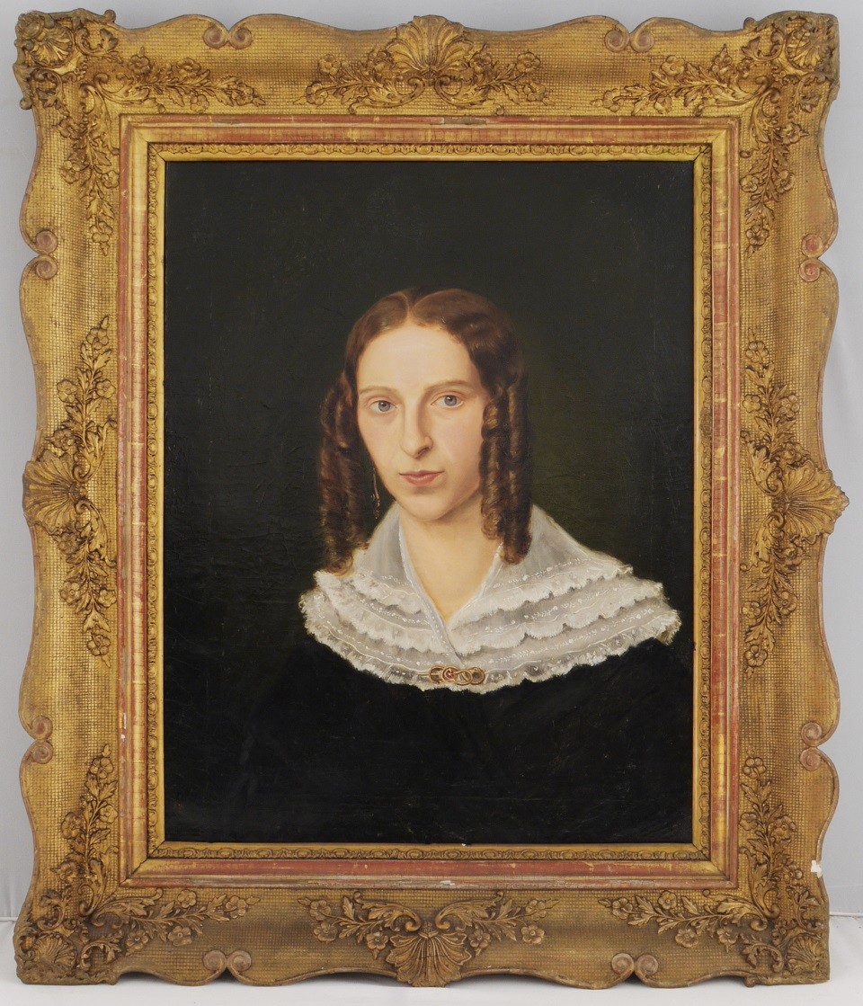 Jakob Schlesinger, Bildnis einer Dame mit Spitzenkragen