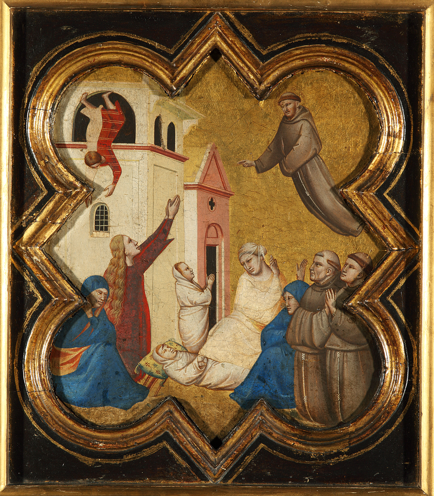 Taddeo Gaddi, Saint Francis raises a child from the dead