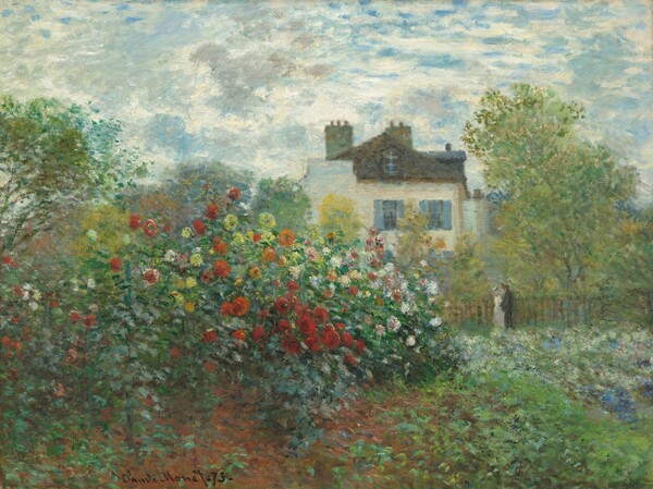 Claude Monet, The Artist's Garden in Argenteuil (A Corner of the Garden with Dahlias)
