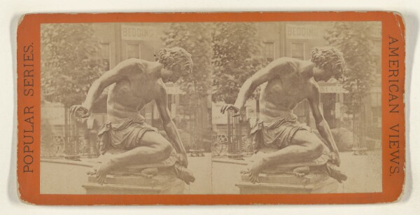 Edward and Henry T. Anthony & Co., Drinking Fount at N.W. Cor. of the Tyler Davidson Fountain. [Cincinnati, Ohio]