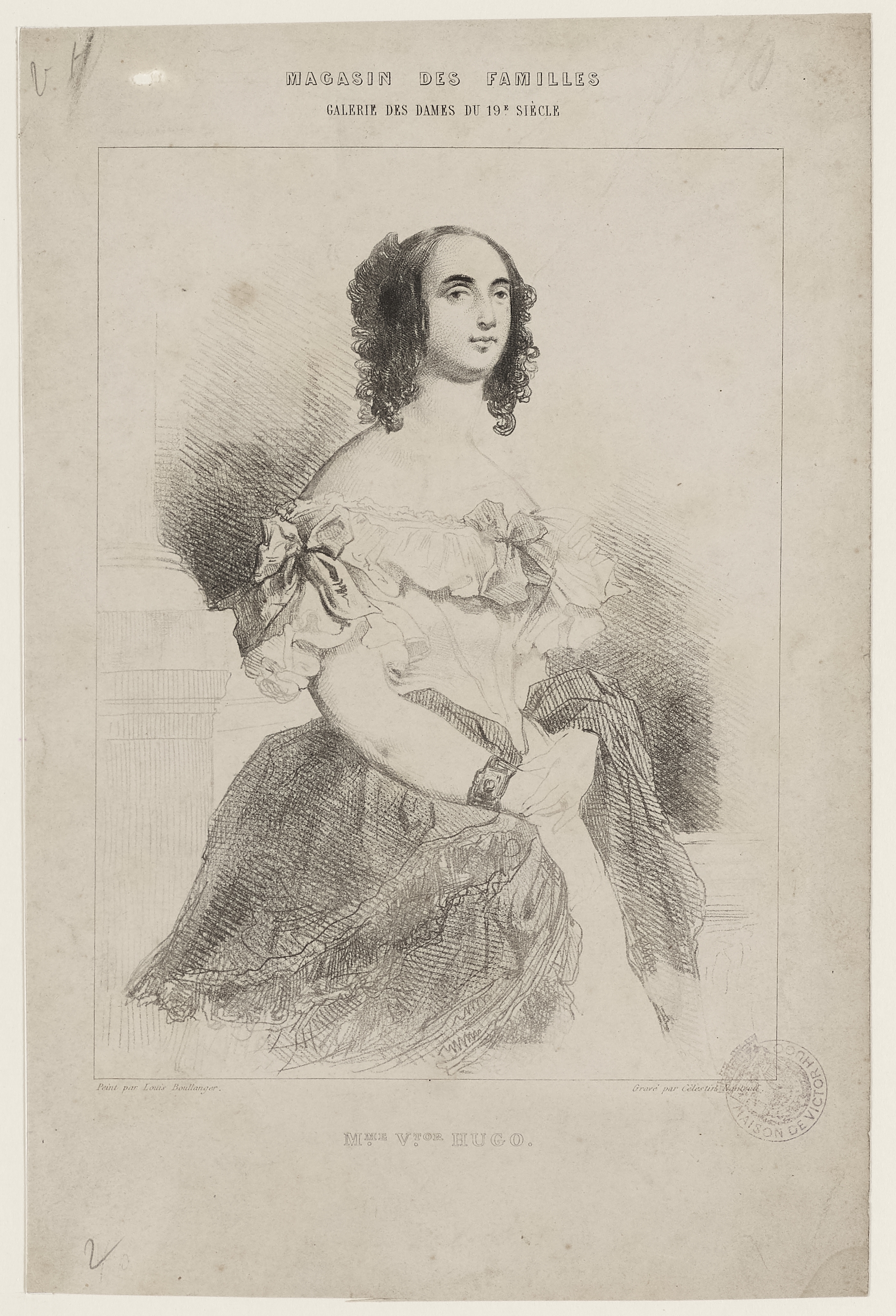 Célestin Nanteuil, Mme Vtor Hugo