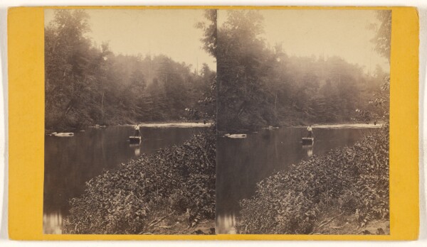 Unknown, A Trip on the Catawissa. View on the Catawissa at Stranger Hollow.