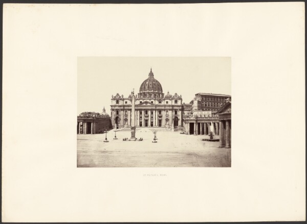 Giorgio Sommer, St. Peter's, Rome