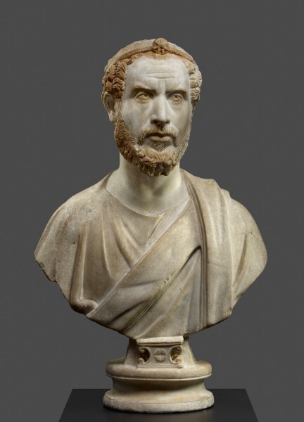Unknown, Portrait Bust of Man, Perhaps a Priest of Serapis